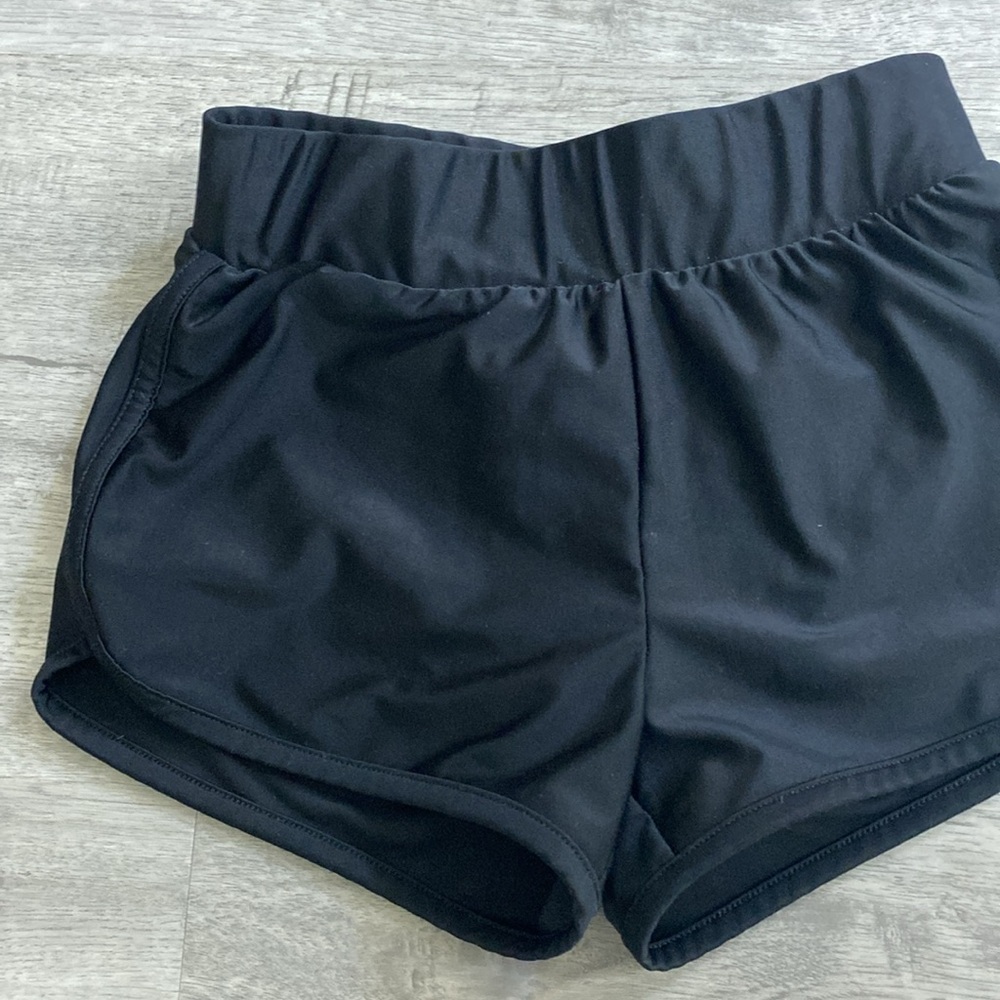 Girls Cat& Jack Black swim shorts size 4-5 - Picture 2 of 4